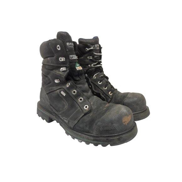 Dakota Men's 8" 557 Steel Toe CP HD3 Vibram Work Boots Black Size 11M - Picture 1 of 8
